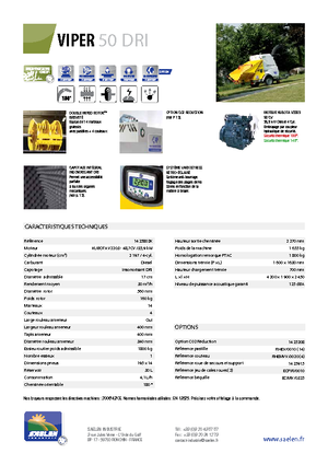 дробарки для деревних відходів TS-Industrie Viper 50 DRI