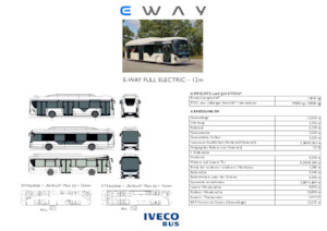 Міські автобуси Iveco E-way 12 m