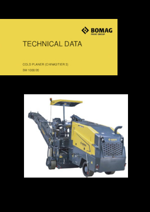 Дорожня фреза Bomag BM 1000/20