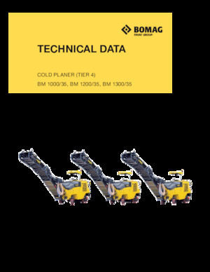 Дорожня фреза Bomag BM 1200/35