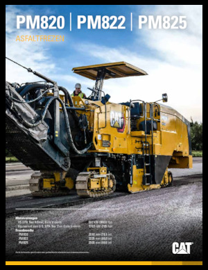 Дорожня фреза Caterpillar PM825