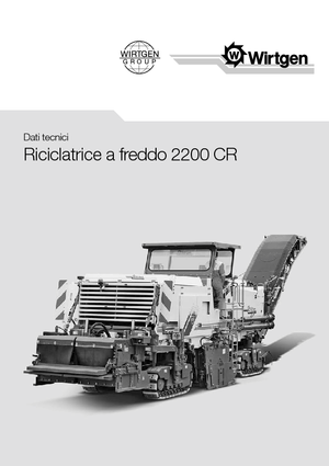 Дорожньо-холодний переробник Wirtgen 2200 CR