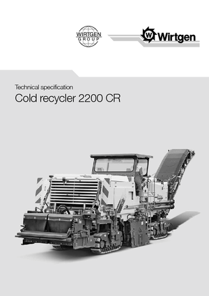 Дорожньо-холодний переробник Wirtgen 2200 CR