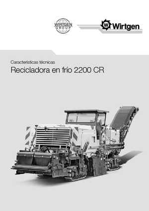 Дорожньо-холодний переробник Wirtgen 2200 CR