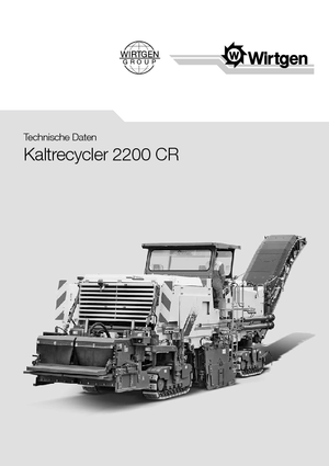 Дорожньо-холодний переробник Wirtgen 2200 CR