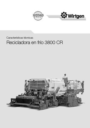 Дорожньо-холодний переробник Wirtgen 3800 CR