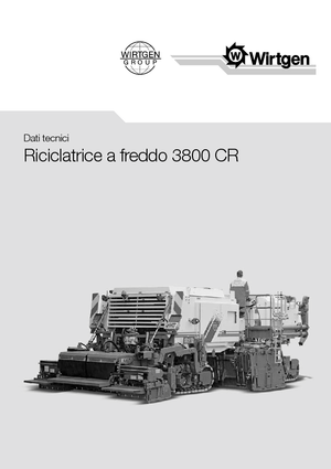 Дорожньо-холодний переробник Wirtgen 3800 CR