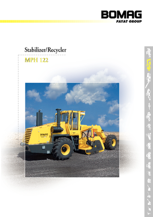 Дорожньо-холодний переробник Bomag MPH 122-2