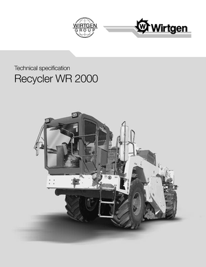 Дорожньо-холодний переробник Wirtgen WR 2000