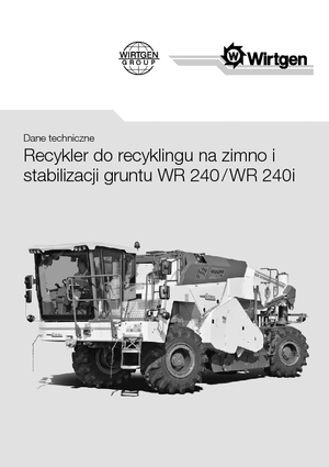 Дорожньо-холодний переробник Wirtgen WR 240