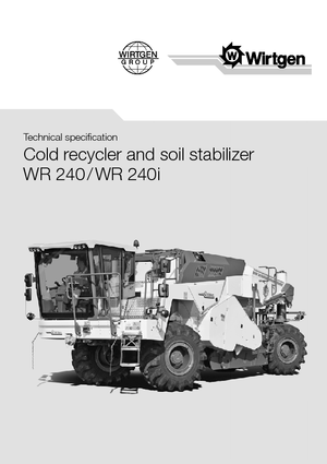 Дорожньо-холодний переробник Wirtgen WR 240