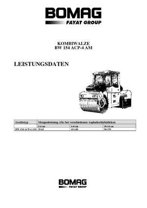 Комбіновані дорожні катки Bomag BW 154 ACP-4 AM