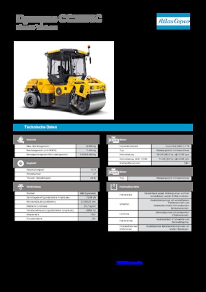 Комбіновані дорожні катки Dynapac CC 2200 C