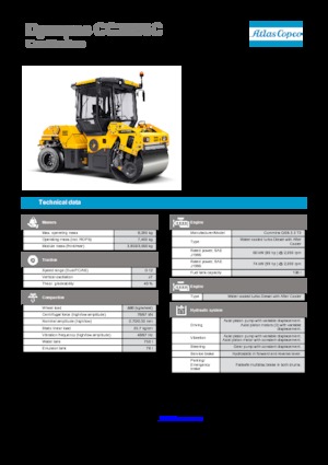 Комбіновані дорожні катки Dynapac CC 2200 C