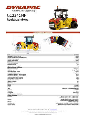 Комбіновані дорожні катки Dynapac CC 234 C HF