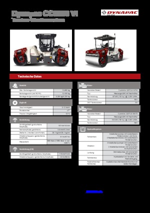 Комбіновані дорожні катки Dynapac CC 6200 C VI