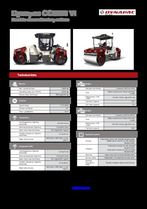 Комбіновані дорожні катки Dynapac CC 6200 C VI