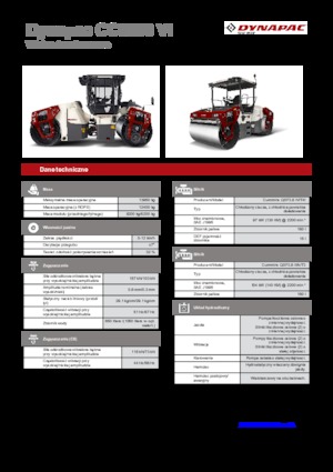 Комбіновані дорожні катки Dynapac CC 6200 C VI