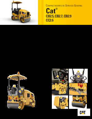 Комбіновані дорожні катки Caterpillar CC2.6