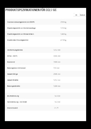 Комбіновані дорожні катки Caterpillar CC2.7GC