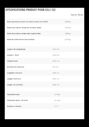 Комбіновані дорожні катки Caterpillar CC2.7GC