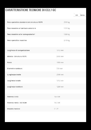Комбіновані дорожні катки Caterpillar CC2.7GC
