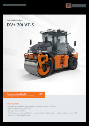 Комбіновані дорожні катки Hamm DV+ 70i VT-S
