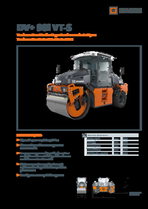 Комбіновані дорожні катки Hamm DV+ 90i VT-S