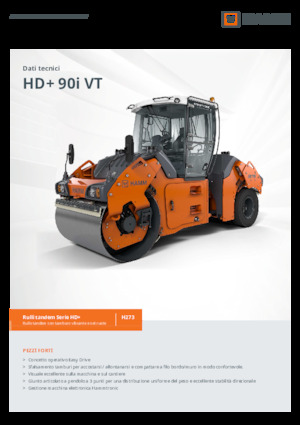 Комбіновані дорожні катки Hamm HD+ 90i VT