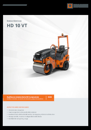 Комбіновані дорожні катки Hamm HD 10 VT