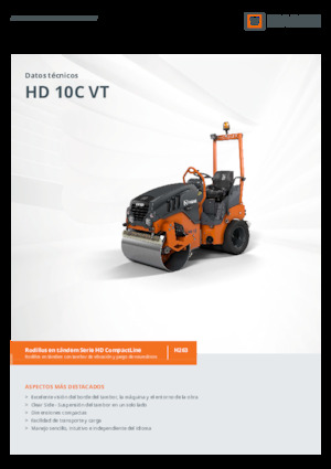 Комбіновані дорожні катки Hamm HD 10C VT