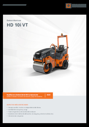 Комбіновані дорожні катки Hamm HD 10i VT