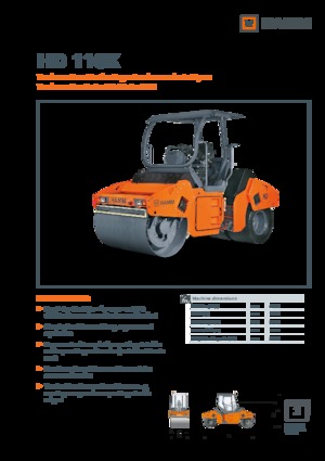 Комбіновані дорожні катки Hamm HD 110K