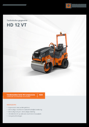 Комбіновані дорожні катки Hamm HD 12 VT