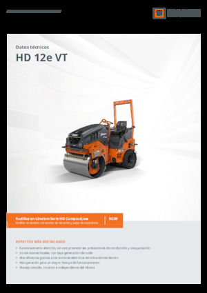 Комбіновані дорожні катки Hamm HD 12e VT