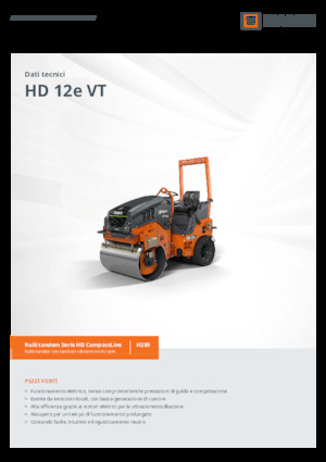 Комбіновані дорожні катки Hamm HD 12e VT