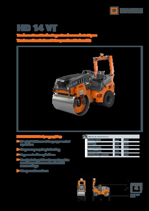 Комбіновані дорожні катки Hamm HD 14 VT