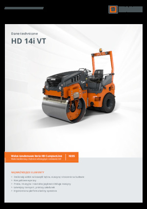 Комбіновані дорожні катки Hamm HD 14i VT