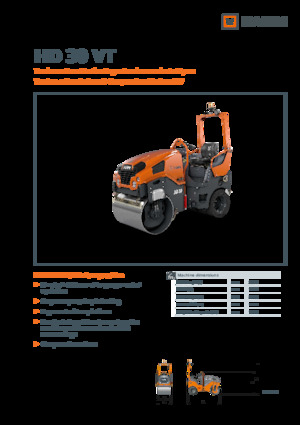 Комбіновані дорожні катки Hamm HD 30 VT