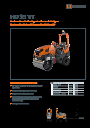 Комбіновані дорожні катки Hamm HD 35 VT