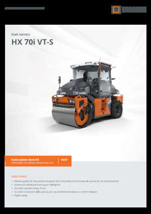 Комбіновані дорожні катки Hamm HX 70i VT-S