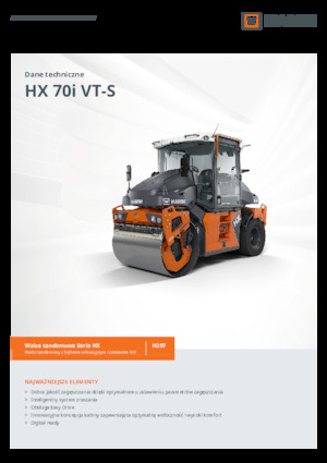Комбіновані дорожні катки Hamm HX 70i VT-S