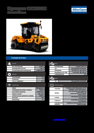 Комбіновані дорожні катки Dynapac CC 2200 C