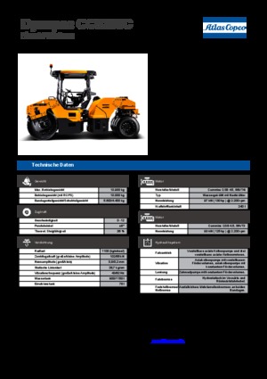 Комбіновані дорожні катки Dynapac CC 5200 C