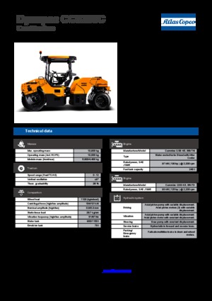 Комбіновані дорожні катки Dynapac CC 5200 C