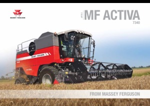 Зерновий комбайн Massey Ferguson Activa 7340
