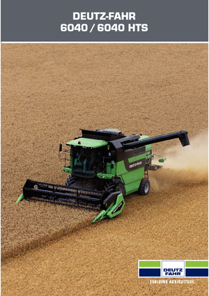 Зерновий комбайн DEUTZ-FAHR 6040 C HTS