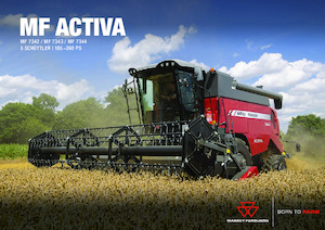 Зерновий комбайн Massey Ferguson Activa 7344-MCS