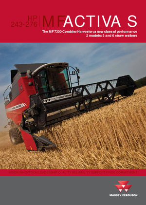 Зерновий комбайн Massey Ferguson Activa 7347 S