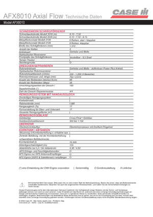 Зерновий комбайн Case IH AFX 8010